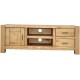 Meuble Tv 1 porte 2 tiroirs 2 niches - Scandinavia
