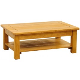 Table basse rectangulaire double plateau - Charolles