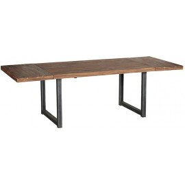 Table rectangulaire teck et 2 allonges - Wales Casita