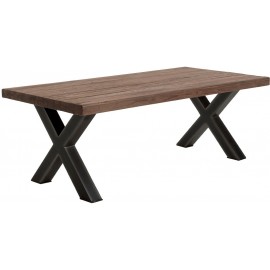 Table rectangulaire 220 teck recyclé - Oregon Casita