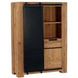 Armoire 2 portes pin brossé - Coopers Casita