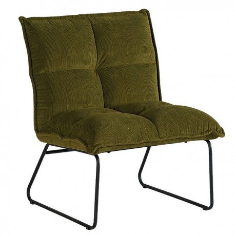 Fauteuil tissu vert - Calgary Casita