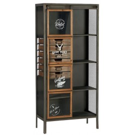 Armoire 1 porte 6 tiroirs - Harold Casita