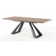 Table rectangulaire fixe pieds métal 2m - Cooper