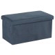 Banc coffre tissu anthracite - Ester Casita