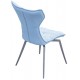 Chaise pivotante Sun de teinte bleue