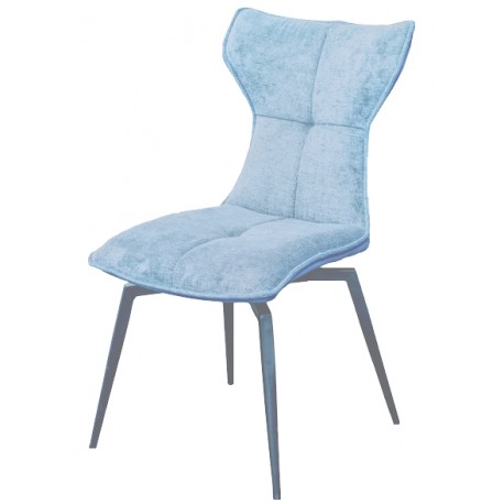 Chaise pivotante Sun de teinte bleue