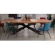 Table teck massif naturel 2m - Valley Casita