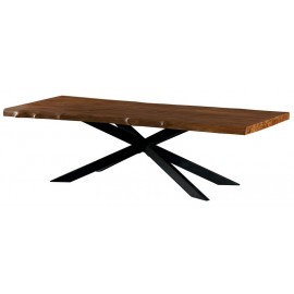 Table teck massif naturel 2m80 - Valley Casita