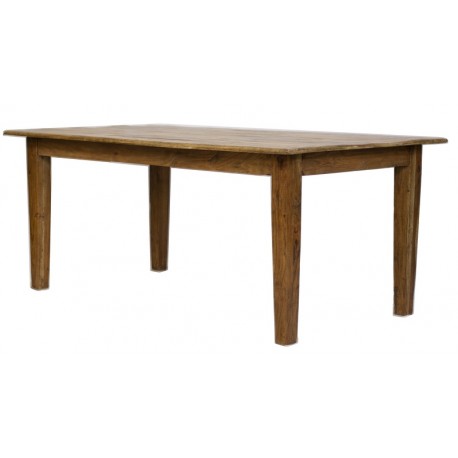 Table rectangulaire 2.20M manguier massif naturel - Jeanne