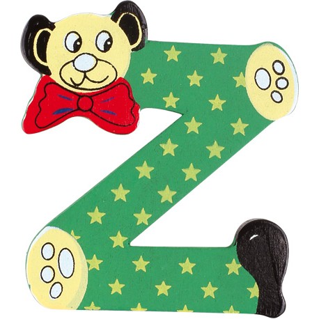 Lettre ours décorative "Z" par Legler