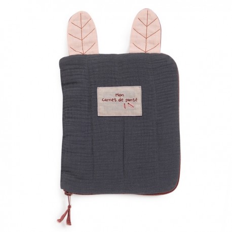 Protège carnet de santé gris - Moulin Roty