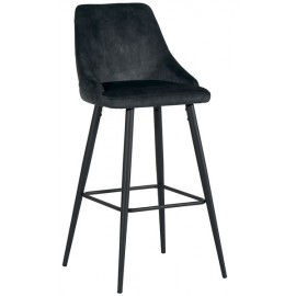 Tabouret de bar anthracite - Lou Casita