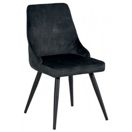 Chaise tissu anthracite - Casta Casita