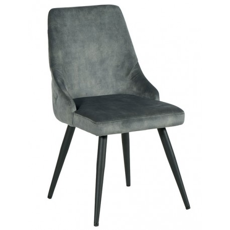 Chaise tissu gris - Casta Casita