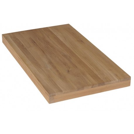 Allonge table rectangulaire chêne naturel - Davos Casita