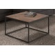 Table basse 60x60 manguier massif - Madeira