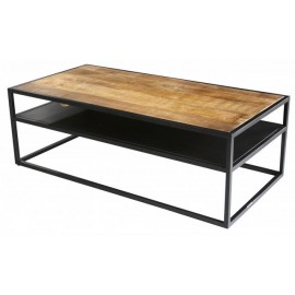 Table basse rectangulaire manguier massif - Modena