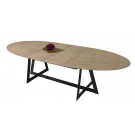 Table ovale 1m85 allonge - Queens Zagas