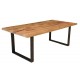 Table manguier massif 200x100 pieds métal - Phoenix