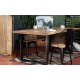 Table manguier massif 200x100 pieds métal - Phoenix