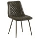 Chaise recouvrement polyester anthracite - Morgan Casita