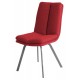 Chaise Vallauris tissu rouge