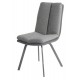 Chaise Vallauris bi-ton anthracite et gris