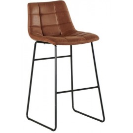 Tabouret de bar Polyester havane - Saturne Casita