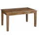 Table rectangulaire 2 allonges manguier massif - Portland