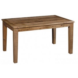 Table rectangulaire 2 allonges manguier massif - Portland