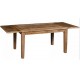 Table rectangulaire 2 allonges manguier massif - Portland