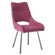 Chaise Océane tissu fuchsia