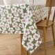 Nappe coton 150 x 250 cm fond vert - Bucolique Nydel