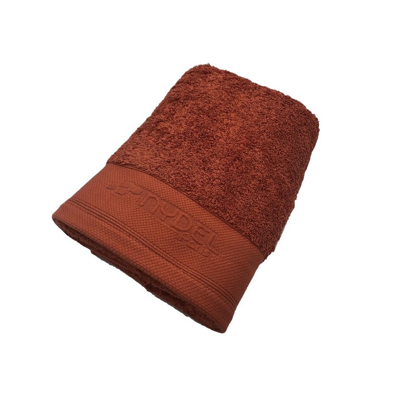 Drap housse coton coloris Terracotta