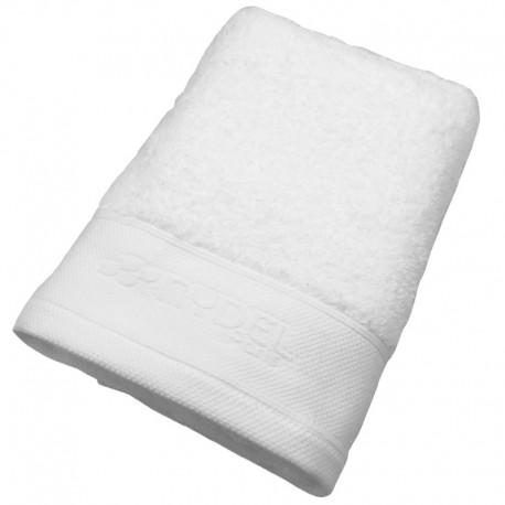 Serviette bain blanche 50x70cm Coton Bio 700gr/m² - Nydel