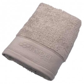 Drap de bain teinte sable 100x150cm Coton Bio 700gr - Nydel