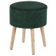 Pouf rond coffre de couleur verte - MANO Casita