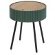 Petite table ronde coffre de couleur verte – Wally Casita