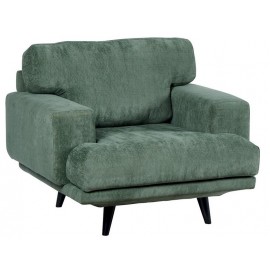 Fauteuil tissu vert - Nogales Sofacasa