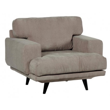 Fauteuil tissu Aulla beige - Nogales Sofacasa