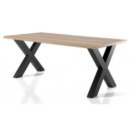 Table rectangulaire 1m60 mélaminée Cross