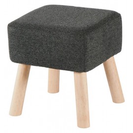 Pouf carré anthracite - Bowie Casita