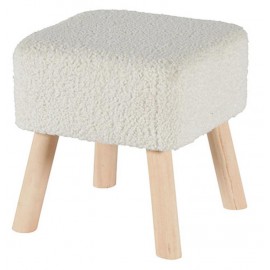 Pouf carré blanc - Bowie Casita