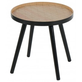 Table basse d'appoint pieds noirs - Mona Casita