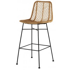 Tabouret de bar rotin - Coco Casita