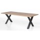 Table rectangulaire 1m60 mélaminée Halifax nature Diamant