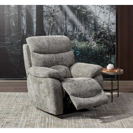 Fauteuil relax électrique Stanner tissu gris foncé Fauteuil relax électrique Stanner tissu gris foncé