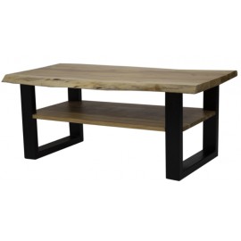 Table basse rectangulaire double plateaux acacia - Mallorca