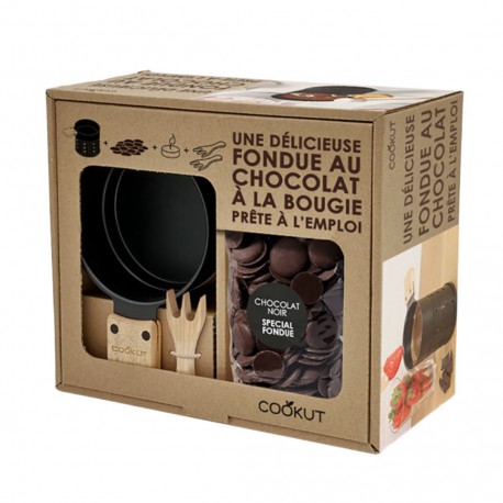 Set fondue au chocolat à la bougie - Cookut